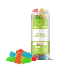 50mg Delta 8 Sour Bears – Diamond CBD - Ejuicewarehouse