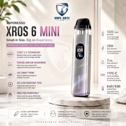 Vaporesso Xros 6 Mini 1600mAh Pod System