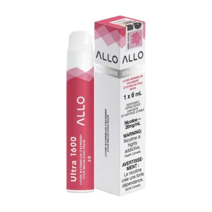ALLO Ultra 1600 Disposable Vape – Lychee Watermelon Strawberry