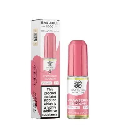 Bar Juice 5000 Strawberry Ice Cream Nic Salt 10ml