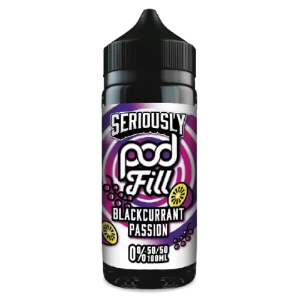 Doozy Pod Fill 100ml E-Liquid Shortfill Blackcurrant Passion