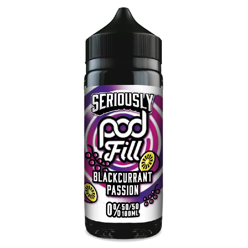 Doozy Pod Fill 100ml E-Liquid Shortfill Blackcurrant Passion