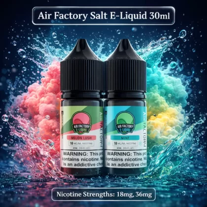 Air Factory Salt E-Liquid 30ml - Mint / 18mg - Vapeciga