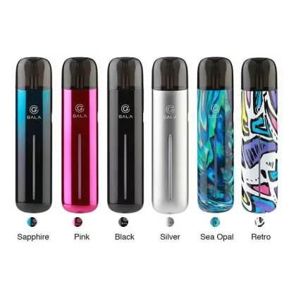 INNOKIN GALA POD KIT - Colour#Saphire>Pink>Black>Silver>Sea Opal>Retro