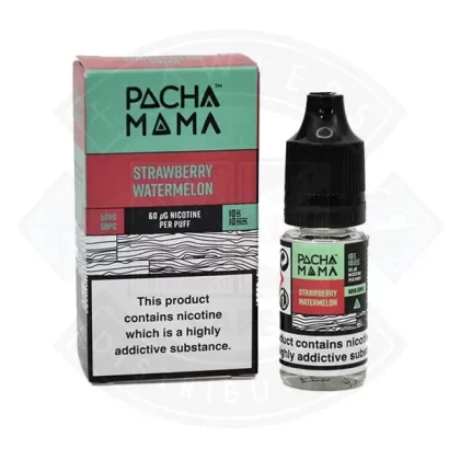 Pacha Mama Salts Strawberry Watermelon 10ml E Liquid
