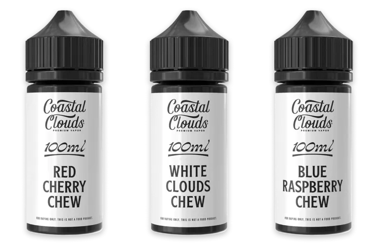 Coastal Clouds Premium E-Liquid 100ml - ICED Blue Raspberry Freeze / 3mg - Vapeciga