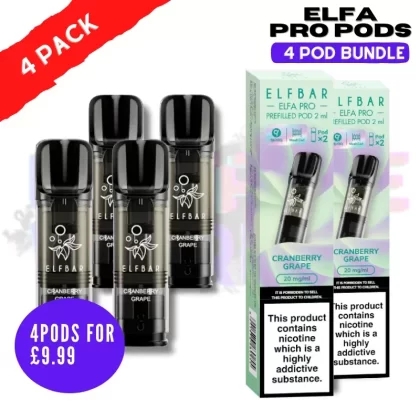 Cranberry Grape ELFA Pro Pods – Pack Of 4 PODS