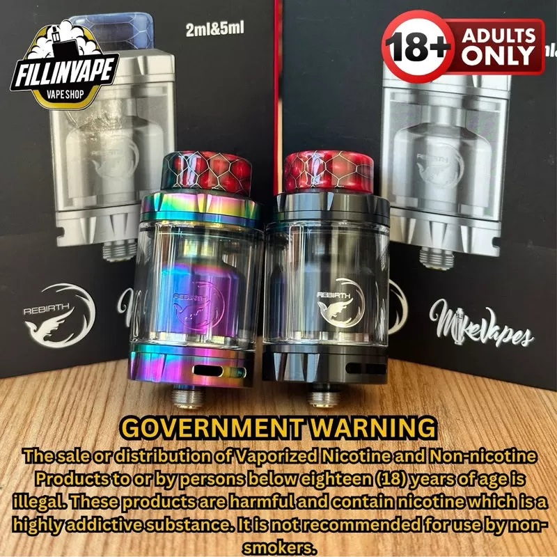 Hellvape Rebirth RTA 25mm Legit - Black