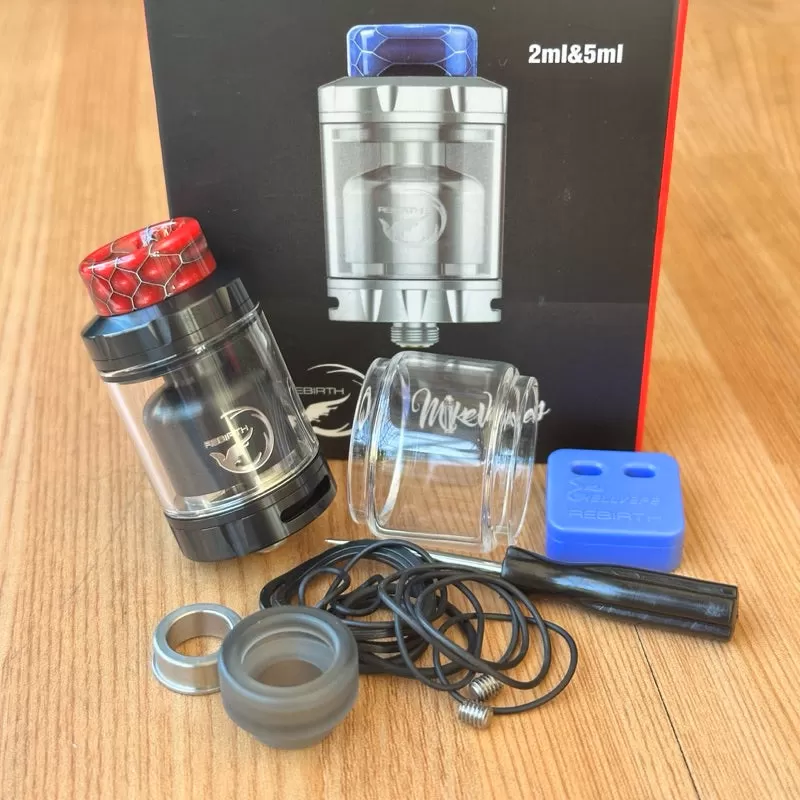 Hellvape Rebirth RTA 25mm Legit - Black - Image 2