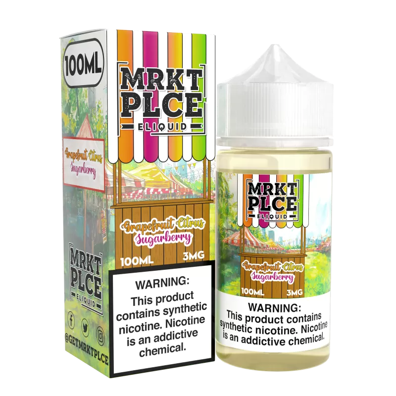 MRKTPLCE - Grapefruit Citrus Sugarberry - 100ML E-Liquid - 3MG