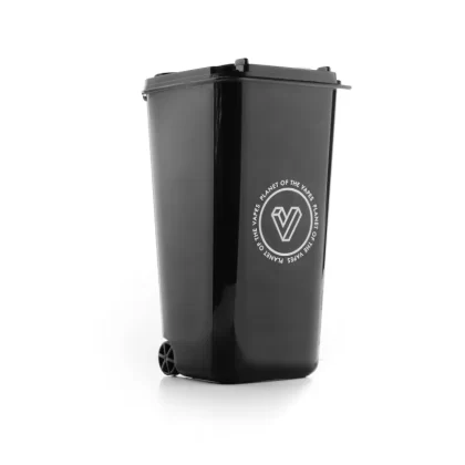 POTV Mini Desktop Garbage Can - Black