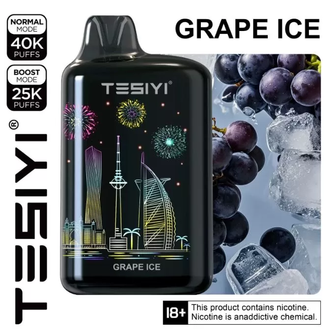 Tesiyi Ultra Max Rechargeable Disposable Vape (40,000 Puffs) - Mango Passionfruit / 50 mg - Image 3