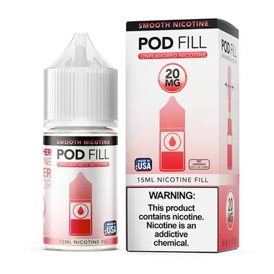 Pod Fill Unflavored Salt Nicotine Base 15mL