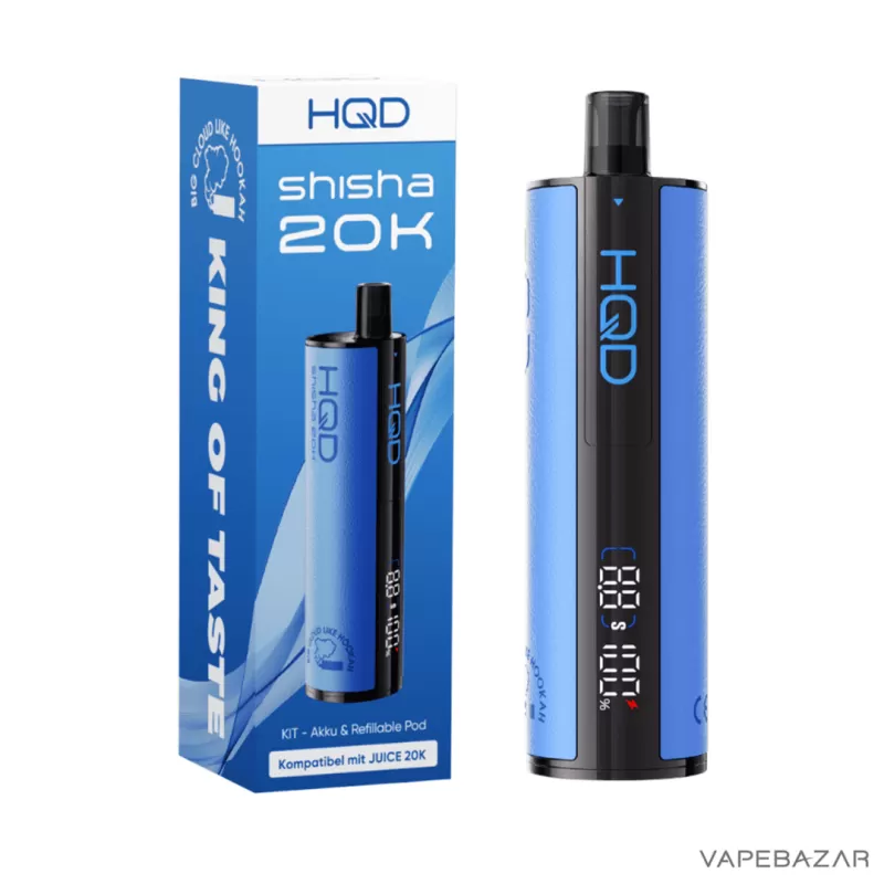 HQD SHISHA 20K – Blue - Pod Kit / HQD / 1000 mAh / USB-C - Image 3