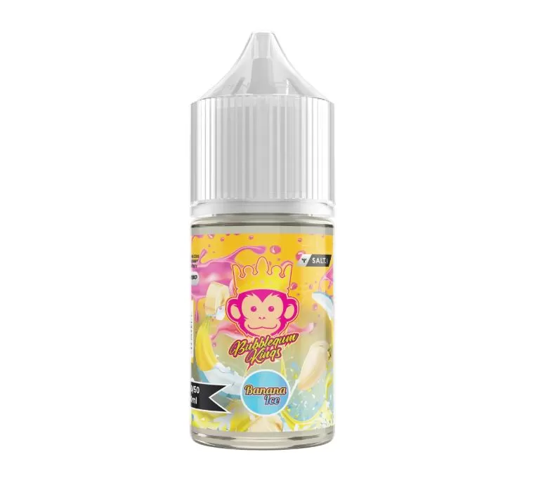 Bubble Gum Kings Banana Ice 30ml Saltnic by Dr. Vapes - 50 mg / 30 ml - Image 2