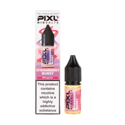 Strawberry Burst Nic Salt E-Liquid by Pixl - 10mg