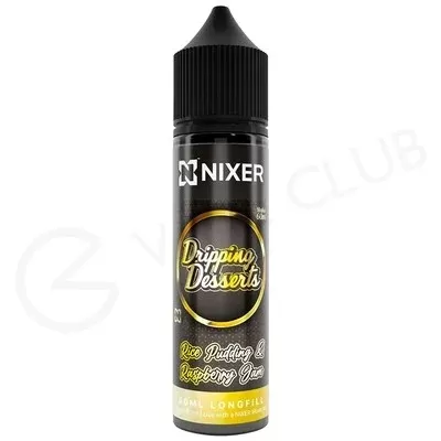 Rice Pudding & Raspberry Jam Longfill Concentrate by Nixer x Dripping Desserts