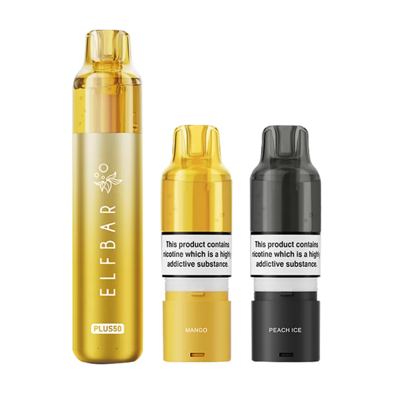 ElfBar Plus 50 Kit - Raspberry Edition (Discontinued) - Vapeshop Co - Image 2