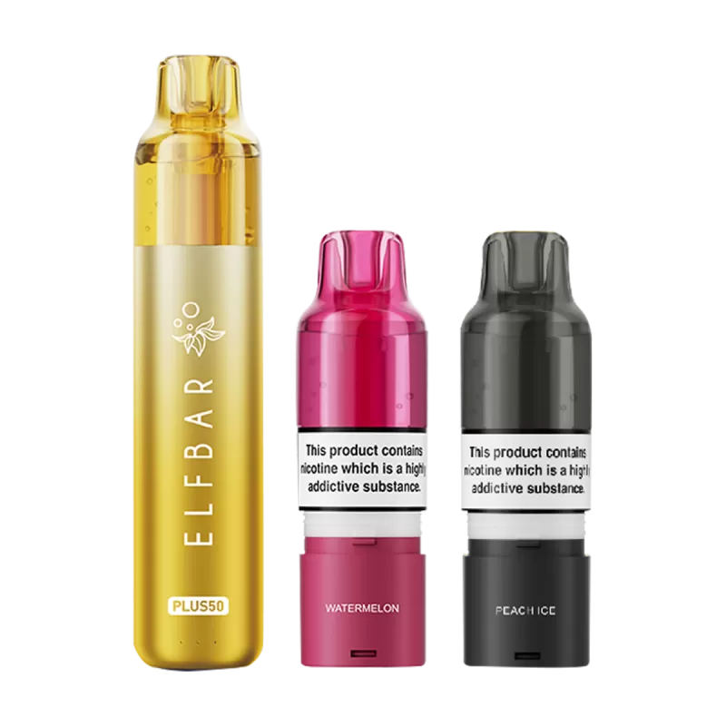 ElfBar Plus 50 Kit - Raspberry Edition (Discontinued) - Vapeshop Co - Image 3