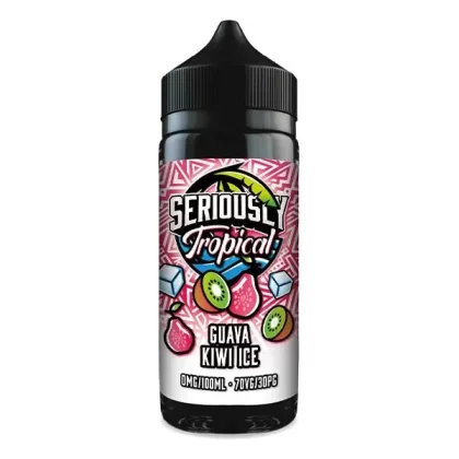 DOOZY SERIOUSLY TROPICAL GUAVA KIWI ICE 100ML SHORTFILL E-LIQUID
