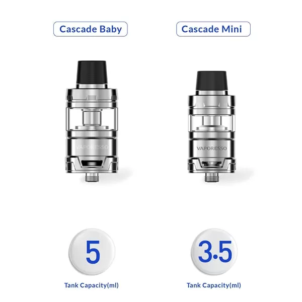 Vaporesso Cascade Baby-Mini Sub Ohm Tank Atomizer (5ML)-3.5ML - Purple / 5ml