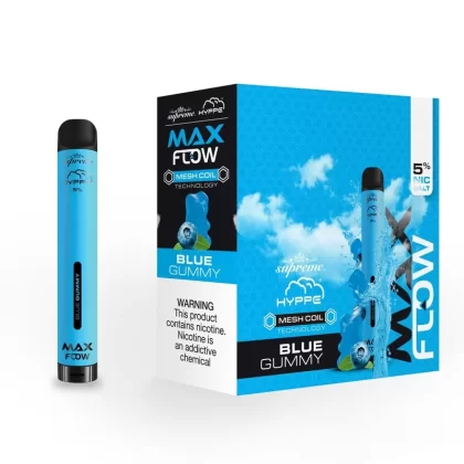Hyppe Max Flow Disposable with Mesh Coil 2000 Puffs - Flavor#Aloe Grape>Aloe Orange>Banana Berry>Banana Ice>Chewy Watermelon>Cola Freeze>Cotton Cloud>Cucumber Berry>Guava Freeze>Guava Pineap (B7E18A)