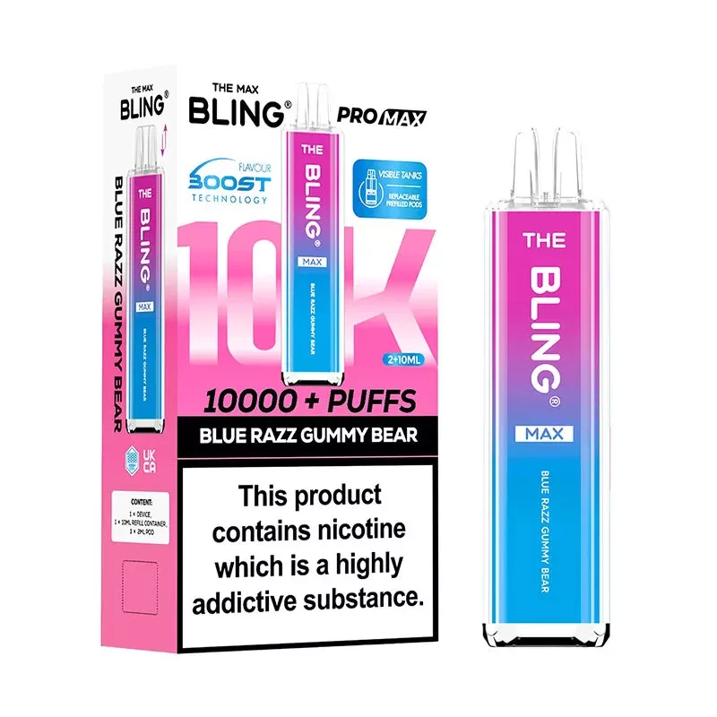 The Bling Pro Max 10K Pod Kit - Blue sour raspberry - Image 3