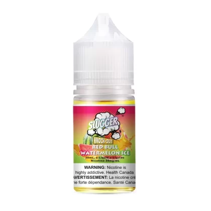 SLUGGER Knock Out Salt – Red Bull Watermelon Ice 30ml (20, 35, 50mg) - Vapebar Pk