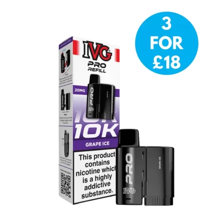20mg (2%) IVG Pro 12 Refill Packs - Vape Co