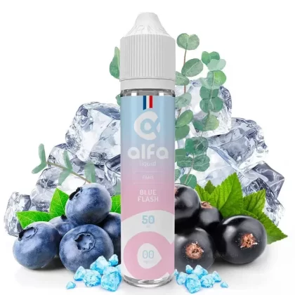 Alfa E-Liquid 50ml – Blue Flash Ice 0mg