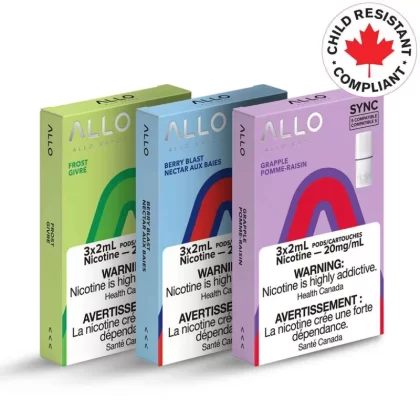 ALLO SYNC PODS - Lemon Lime Cranberry / 20MG