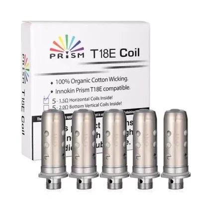 Innokin Prism T18E Coils (5 Pack) - Resistance#1.5 Ohm