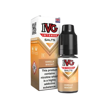 Vanilla Biscuit E-Liquid by IVG Intense Salts - Ecigdepot