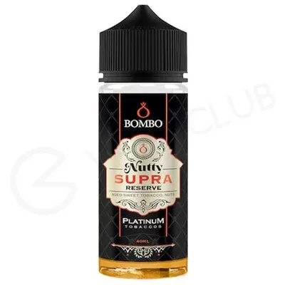 Nutty Supra Reserve Shortfill E-Liquid by Bombo Platinum 100ml