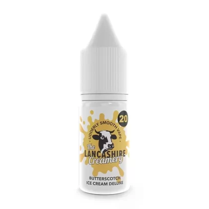 Butterscotch Ice Cream By The Lancashire Creamery 10ml Nic Salt