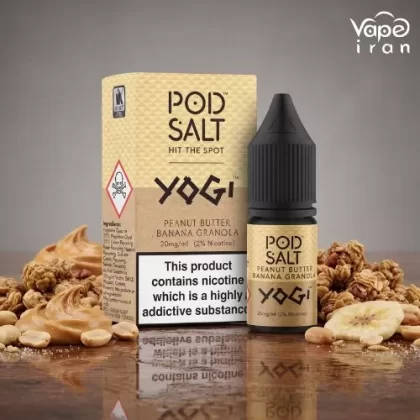 ‌ PodSalt Yogi Peanut Butter Banana Granola 10ml