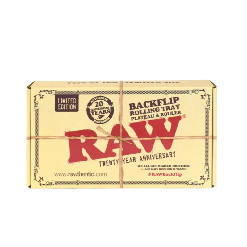 Raw Rolling Tray 20th Anniversary Backflip - Ecigmafia