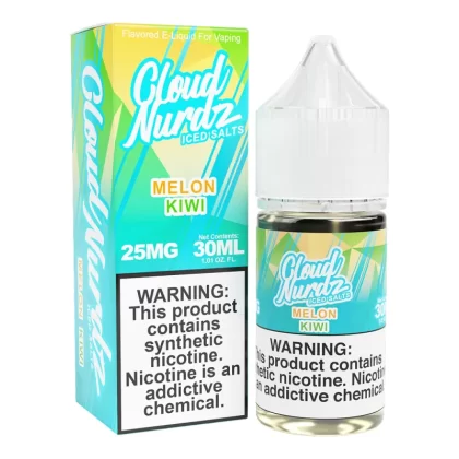 KIWI MELON – CLOUD NURDZ SALTS – 30ML - Vape Product