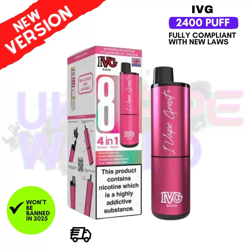 Watermelon Edition IVG 2400 Prefilled Pod Kit