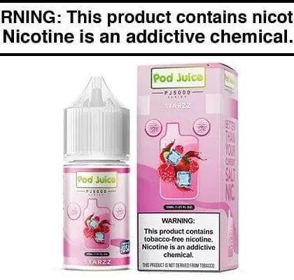 STARZZ BY POD JUICE SALT PJ5000 SERIES 30ML - Vapejuice