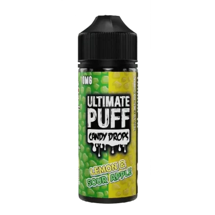 ULTIMATE PUFF CANDY DROP LEMON & SOUR APPLE 100ML SHORTFILL E-LIQUID