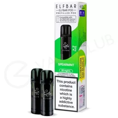 Spearmint Elf Bar 600 Prefilled Pods - Ecigpremium