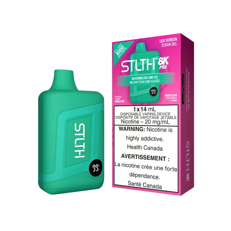 STLTH BOX 8K PRO DISPOSABLE – WATERMELON LIME ICE