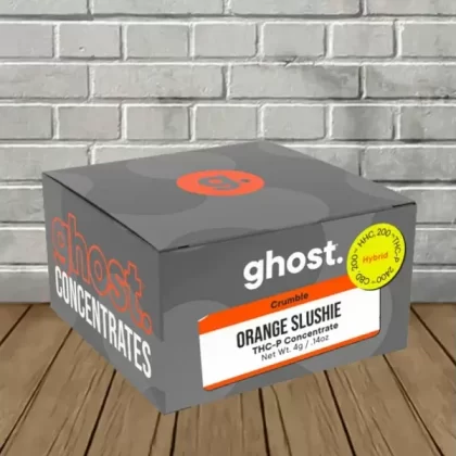 Ghost THCP Crumble Concentrate 4g - strain#Creak Milk (Sativa)>Orange Slushie (Hybrid)