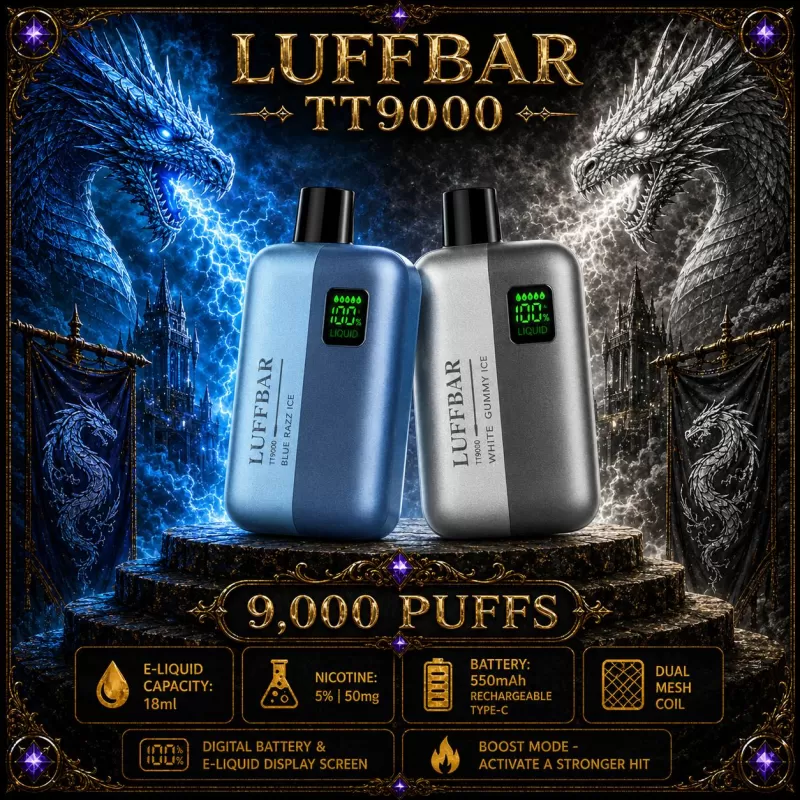 LUFFBAR TT9000 - Grape SLushy - Vapeciga