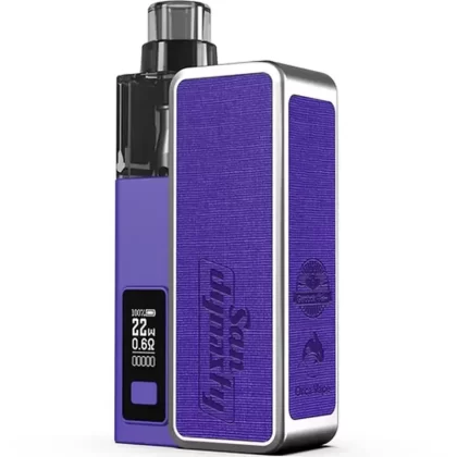 Gerobak & Orca Vape San Dynasty Pod Vape Kit - Colour#Amethyst>Black Panther>Choco>Denim>Emerald>Carbon Fibre>Cherry Red>Ocean Blue>Polar White>Baby Pink>Lime