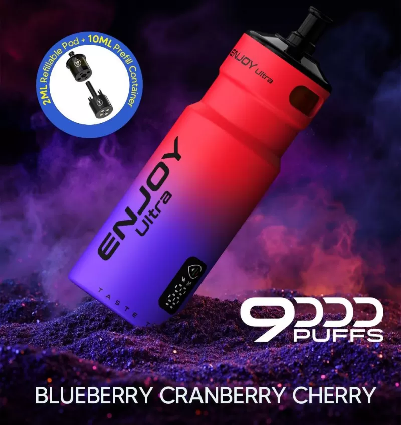 Enjoy Ultra 9000 Prefilled Pod Kit - CHERRY BERRY - Image 2