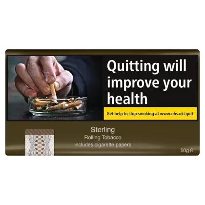 Sterling Hand Rolling Tobacco – 50g Pouch