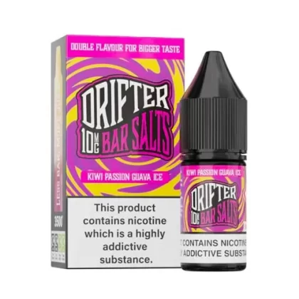 Drifter Bar Salts Kiwi Passion Guava Ice Nic Salt