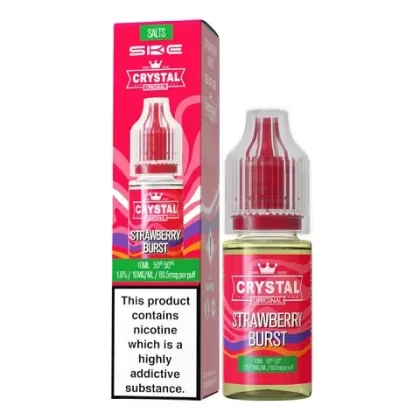 SKE Crystal Nic Salts – Strawberry Burst – 10ml